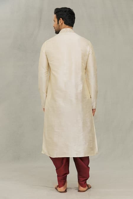 Arihant Rai Sinha Placket Embroidered Kurta & Dhoti Pant Set 