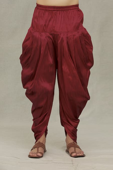 Arihant Rai Sinha_Beige Silk Embroidery Placket Kurta And Dhoti Pant Set _Online_at_Aza_Fashions