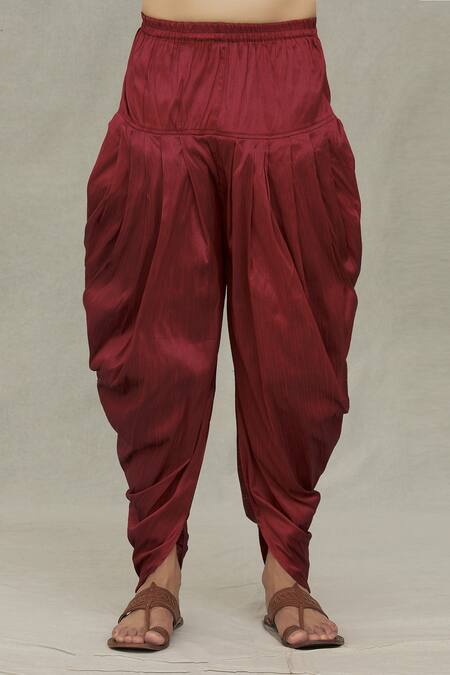 Arihant Rai Sinha_Beige Silk Embroidery Thread Straight Kurta And Dhoti Pant Set _at_Aza_Fashions