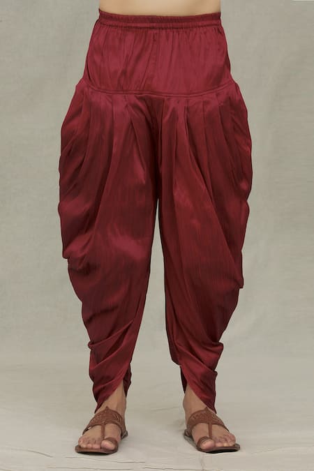 Arihant Rai Sinha Blue Silk Embroidery Thread Kurta And Dhoti Pant Set at Aza Fashions Arihant Rai Sinha_Blue Silk Embroidery Thread Kurta And Dhoti Pant Set_at_Aza_Fashions