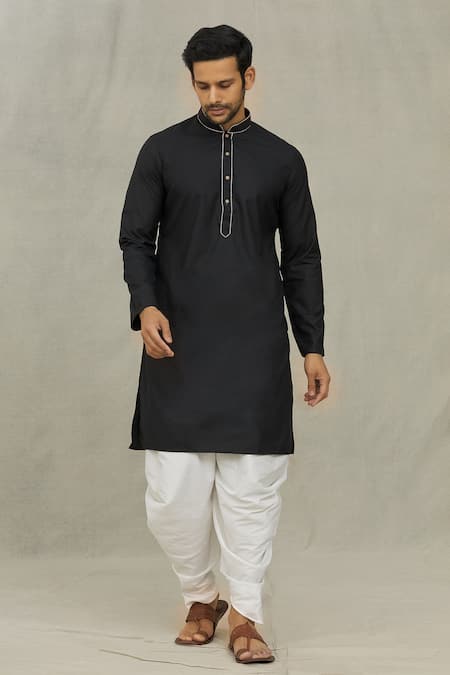 Arihant Rai Sinha Plain Kurta & Dhoti Pant Set 