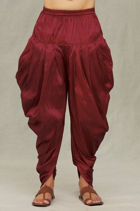 Arihant Rai Sinha_Black Silk Embroidery Vintage Thread Kurta Set _Online_at_Aza_Fashions