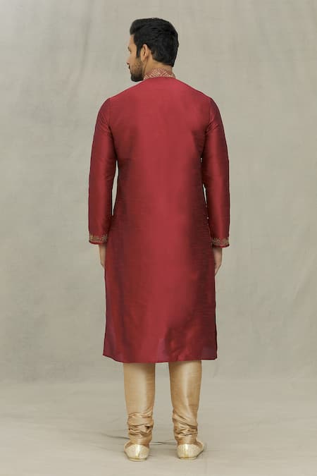 Arihant Rai Sinha Vintage Pattern Thread Embroidered Kurta Set 