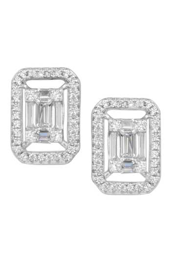 Buy_Sangeeta Boochra_Silver Plated Crystals Inaya Stone Encrusted Studs_Online_at_Aza_Fashions