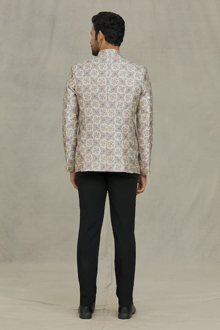 Arihant Rai Sinha Florette Woven Bandhgala 