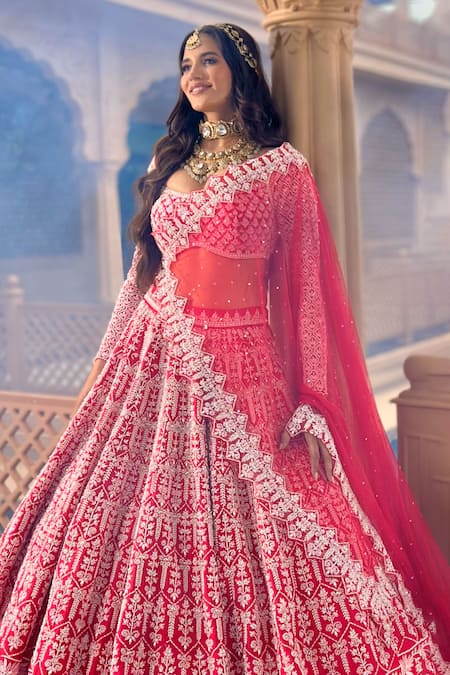 Riantas Keisha Hand Embroidered Bridal Lehenga Set 