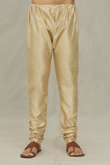 Buy_Arihant Rai Sinha_Yellow Silk Sequins, Embroidery Bundi And Kurta Set 