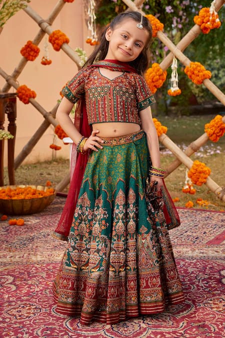 Kalista Mumtaz Hand Painted Lehenga Set 