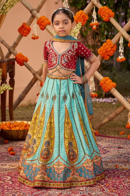 Kalista Kimaya Floral Pattern Lehenga Set 