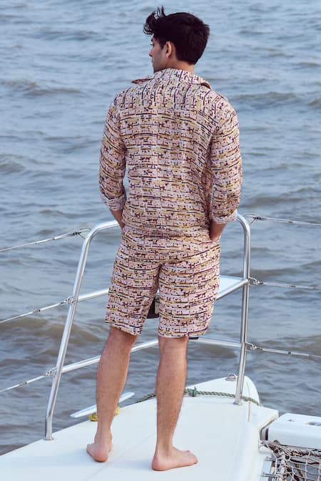 Nirmooha Geometric Print Shirt 