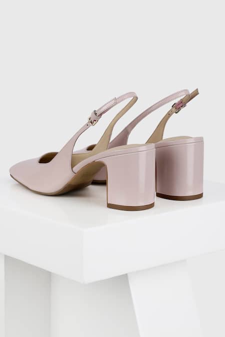 Buy Oroh Pink Camila Leather Pump Sling Online at Aza Fashions Buy_Oroh_Pink Camila Leather Pump Sling _Online_at_Aza_Fashions