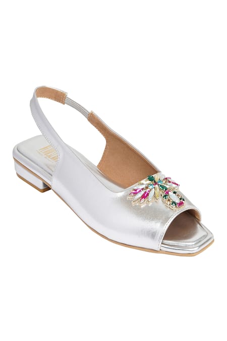 Veruschka By Payal Kothari Madelyn Embellished Flats 