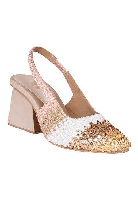 Veruschka By Payal Kothari Margaret Embellished Heels 