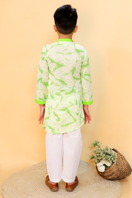 Kalp Lime Blossom Bliss Kurta Set