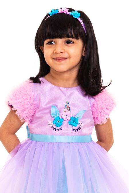 A Little Fable Pink Tulle, Polyester Embroidery, Sequins Mystic Unicorn Applique Tutu Dress Online at Aza Fashions A Little Fable_Pink Tulle, Polyester Embroidery, Sequins Mystic Unicorn Applique Tutu Dress _Online_at_Aza_Fashions