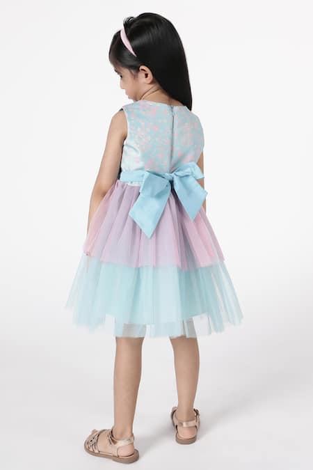 A Little Fable Summer Shrub Floral Pattern Dress 