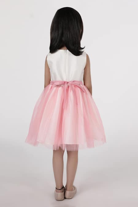 A Little Fable Butterfly Embroidered Dress 