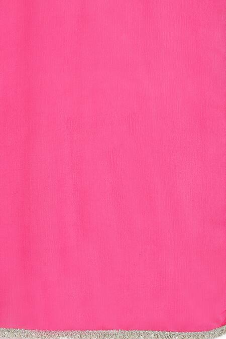 Shop_Tiber Taber_Yellow Cotton Lace, Tassels, Embroidery Floral Swirl Print Kurta Salwar Set