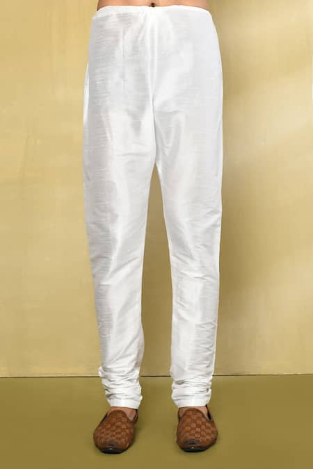 Arihant Rai Sinha_Purple Viscose, Cotton, Polyester Sequins Mughal Thread Embroidered Kurta Set_at_Aza_Fashions