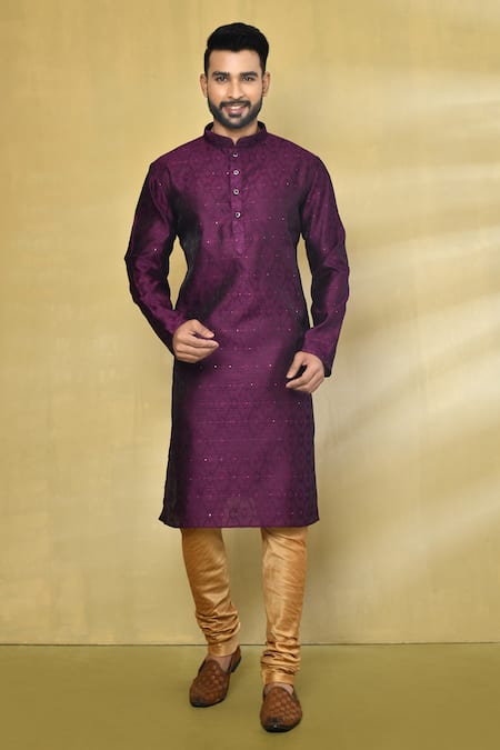 Arihant Rai Sinha Geometric Pattern Kurta Set 