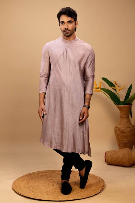 Agape Black Silk Embroidery Abstract Bundi Kurta Set at Aza Fashions Agape_Black Silk Embroidery Abstract Bundi Kurta Set_at_Aza_Fashions