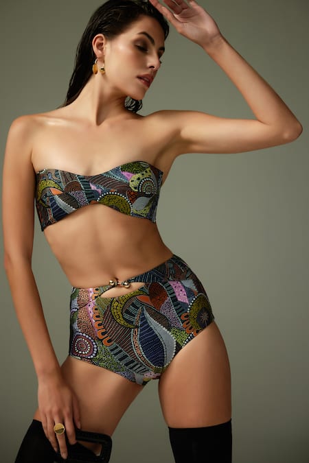 Tizzi Edifice Artsy Print Bikini Set 