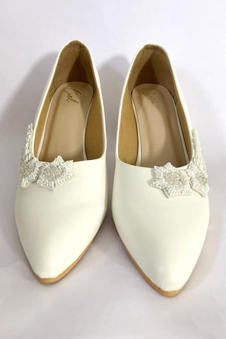 Ciel Florence 3-D Floral Embellished Stilettoes 