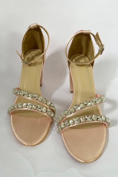 Ciel Quinn Embellished Block Heels 