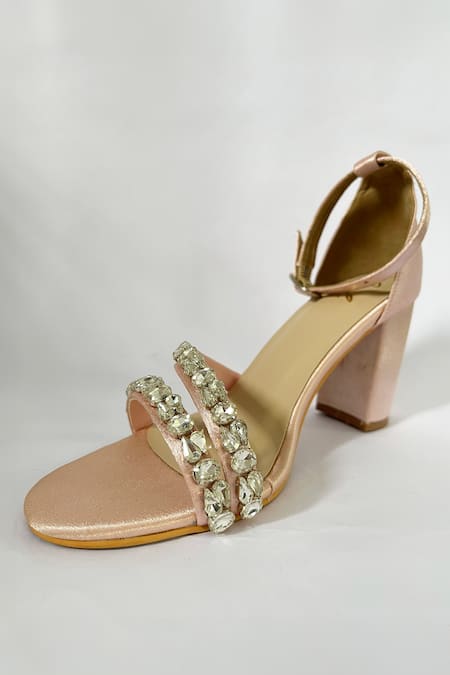 Ciel Quinn Embellished Block Heels 