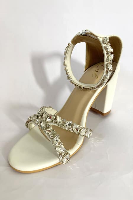 Ciel Tiffany Rhinestone Embellished Heels 