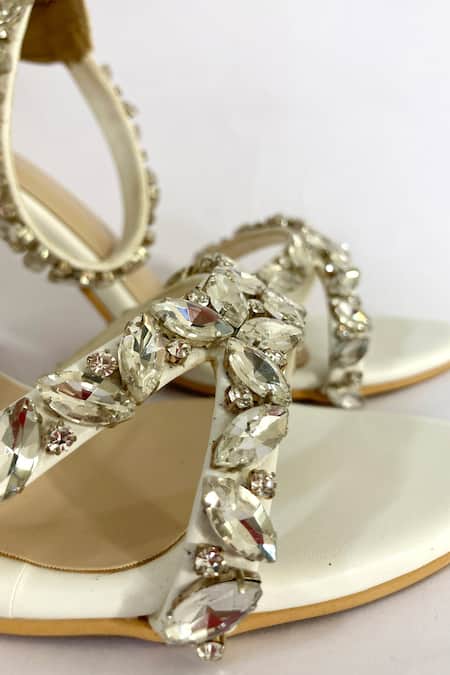 Ciel Tiffany Rhinestone Embellished Heels 