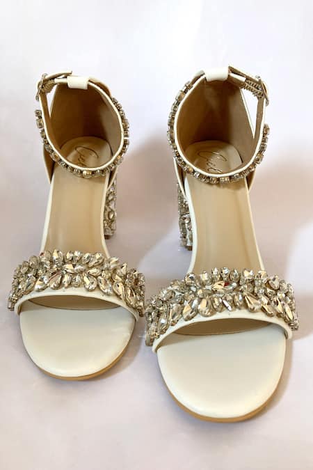 Ciel Zircon Crystal Embellished Heels 