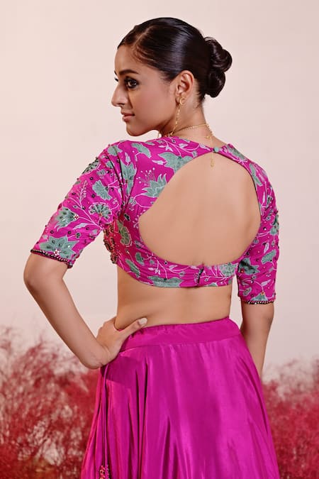 Baise Gaba Sohni Floral Embroidered Blouse 