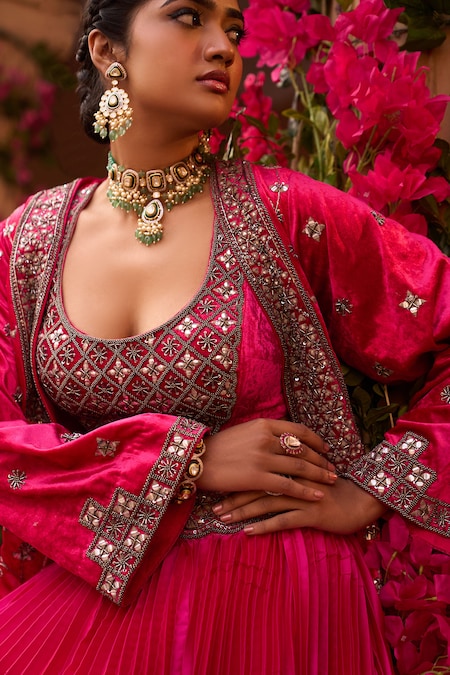 kalyani priyadarshini in Jigar and Nikita for Bindani. pink lehenga |  Fashionworldhub