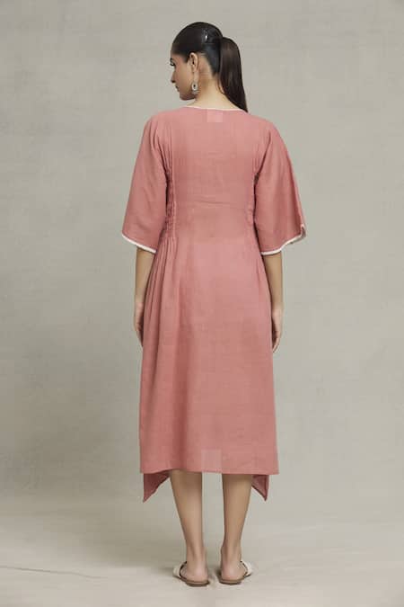 Naintara Bajaj Mia Floral Placement Woven Dress 