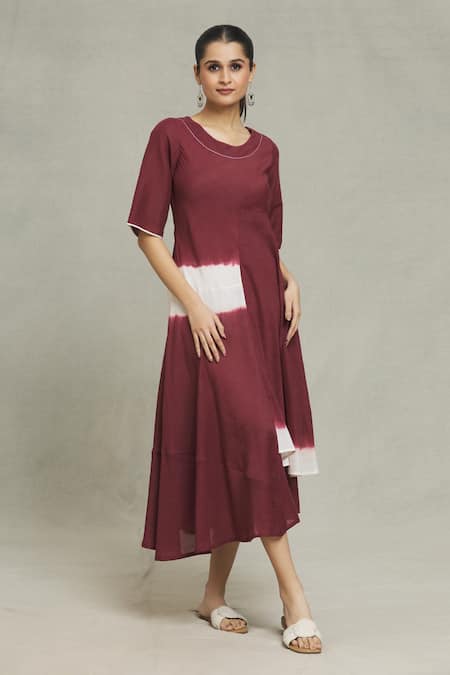 Naintara Bajaj Cupro Tie Dye Dress 