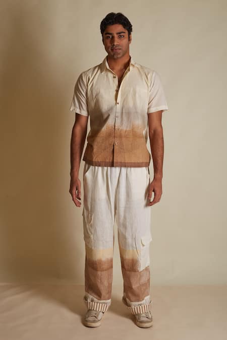 Banana Labs Murk Linen Printed Shirt 