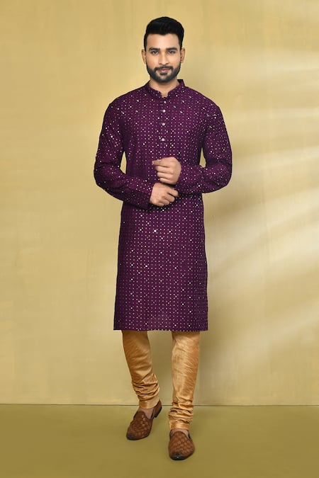 Arihant Rai Sinha Sequin Embroidered Kurta Set 