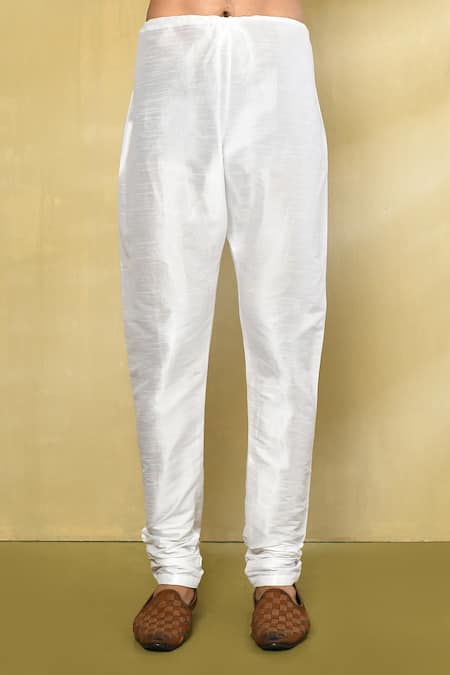 Arihant Rai Sinha_Green Viscose, Cotton, Polyester Sequins, Embroidery Jaal Thread Kurta Set_Online_at_Aza_Fashions