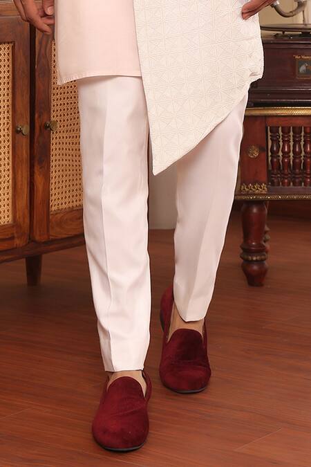 Buy Kustomeyes Pink Silk, Cotton Embroidery Diamond Asymmetric Kurta Set Online at Aza Fashions Buy_Kustomeyes_Pink Silk, Cotton Embroidery Diamond Asymmetric Kurta Set _Online_at_Aza_Fashions