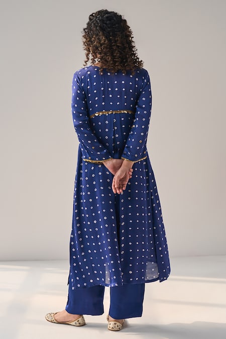 Label Mansi Nagdev Meira Tie-Dye Kurta With Pant 