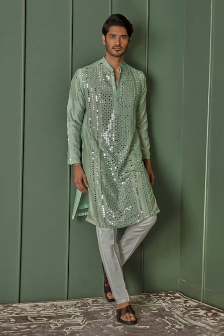 Asuka Mirror Embroidered Kurta Set 