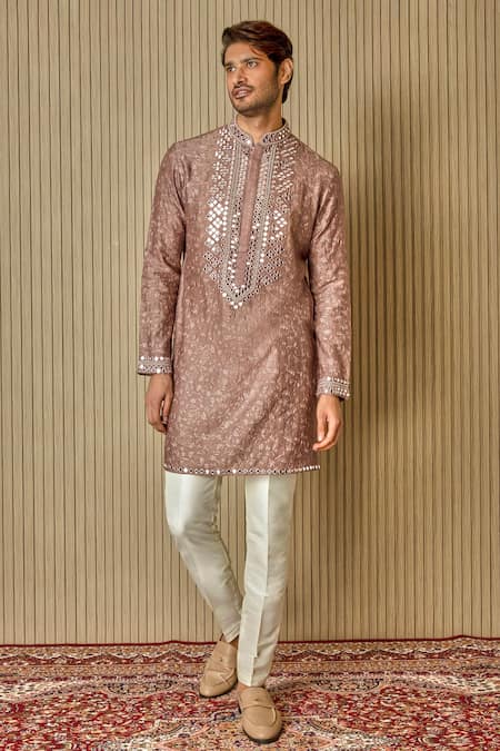 Asuka Floral Vine Embroidered Kurta Set 