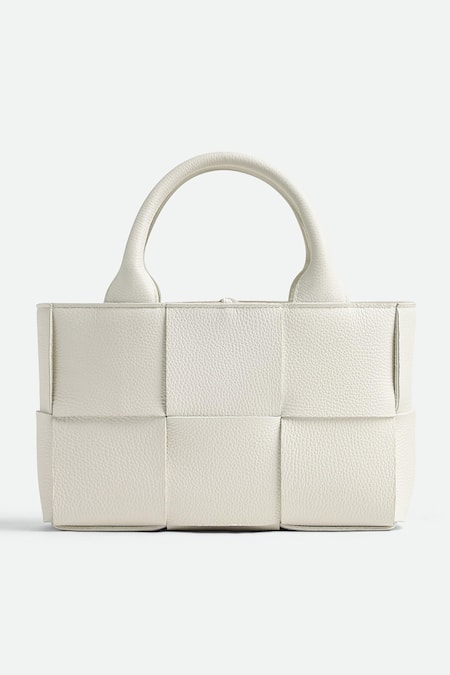 Pine and Drew Aurora Woven Leather Mini Tote Bag 