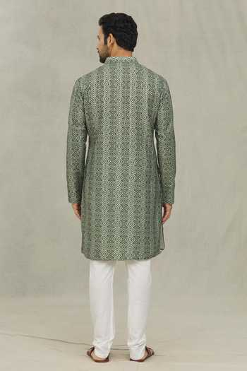 Arihant Rai Sinha Diamond Print Kurta