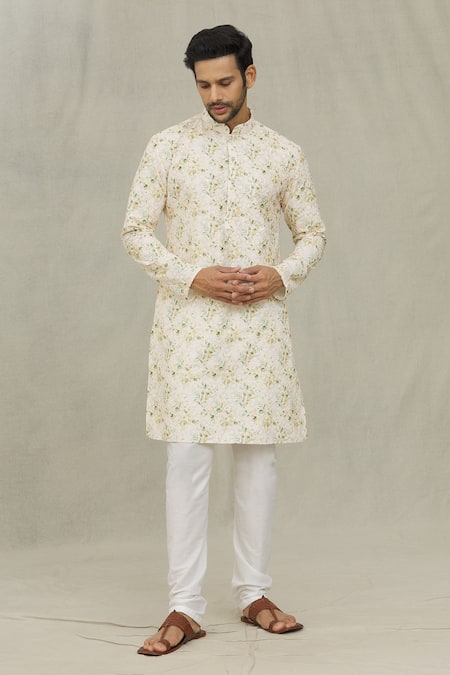 Arihant Rai Sinha Bloom Print Kurta Set 