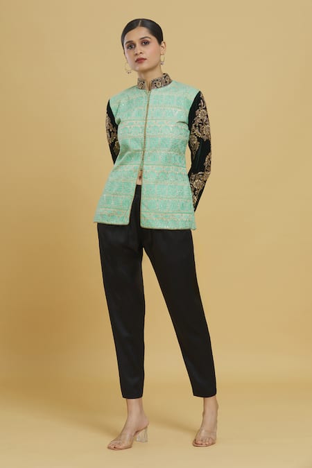 Rohit Gandhi + Rahul Khanna Satin Straight Trouser 