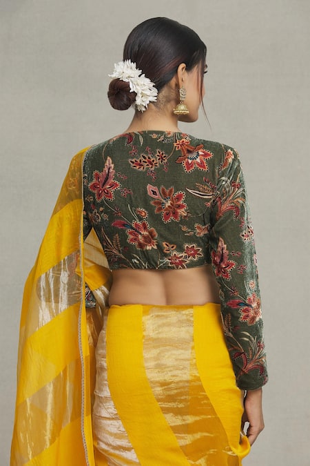 Pranay Baidya Floral Jaal Print Blouse 