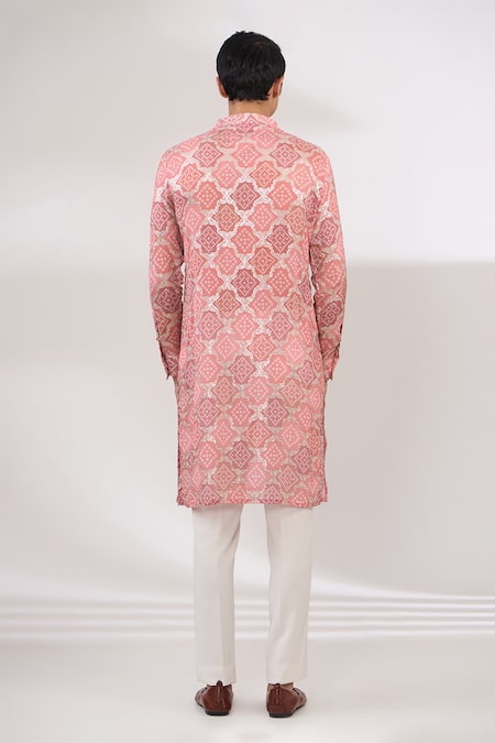 Rabani & Rakha Bandhani Print Kurta & Pant Set 