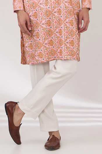 Rabani & Rakha Pink Georgette, Cotton, Silk Sequins Abstract Pattern Kurta And Pant Set Online at Aza Fashions Rabani & Rakha_Pink Georgette, Cotton, Silk Sequins Abstract Pattern Kurta And Pant Set _Online_at_Aza_Fashions